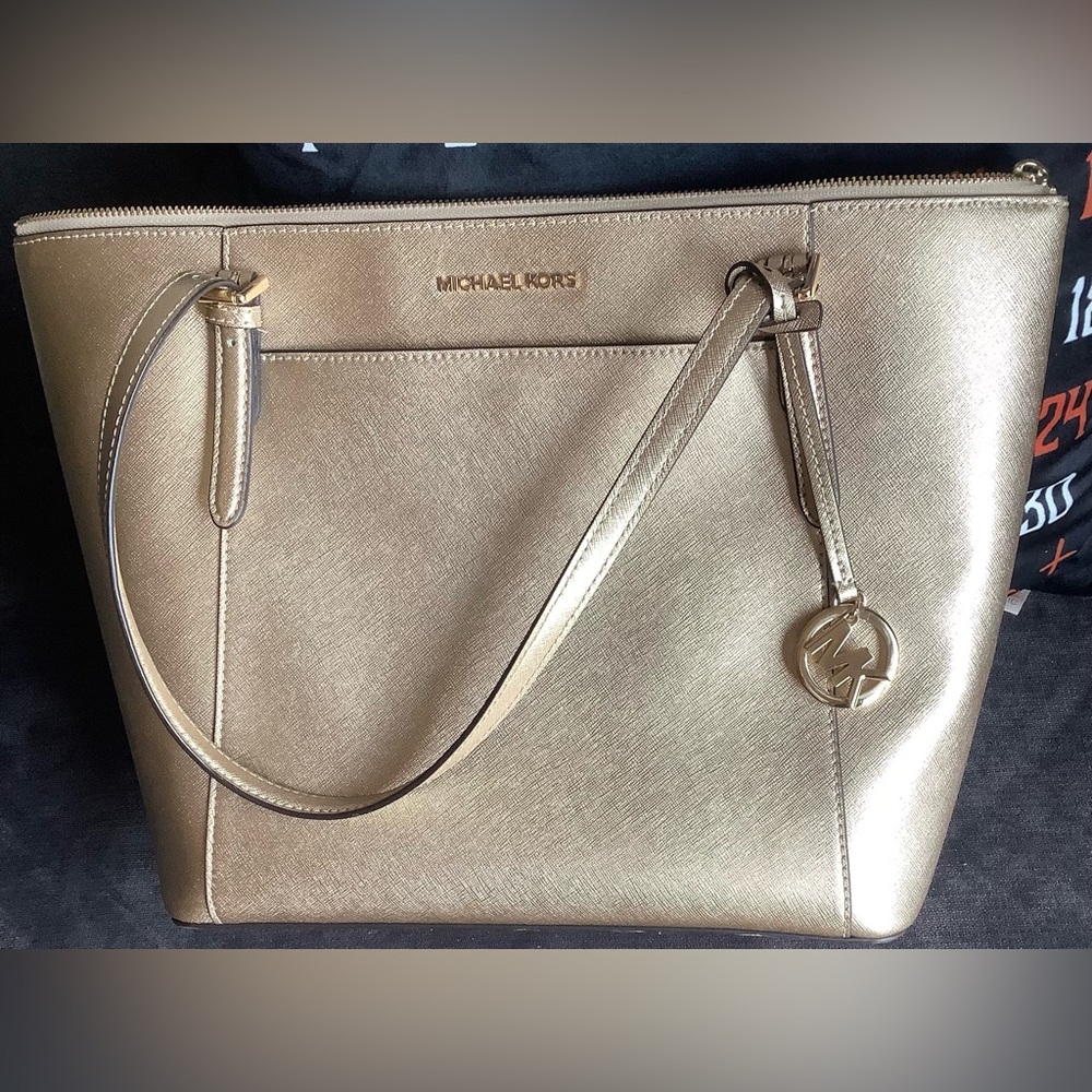 Michael Kors Gold Tote